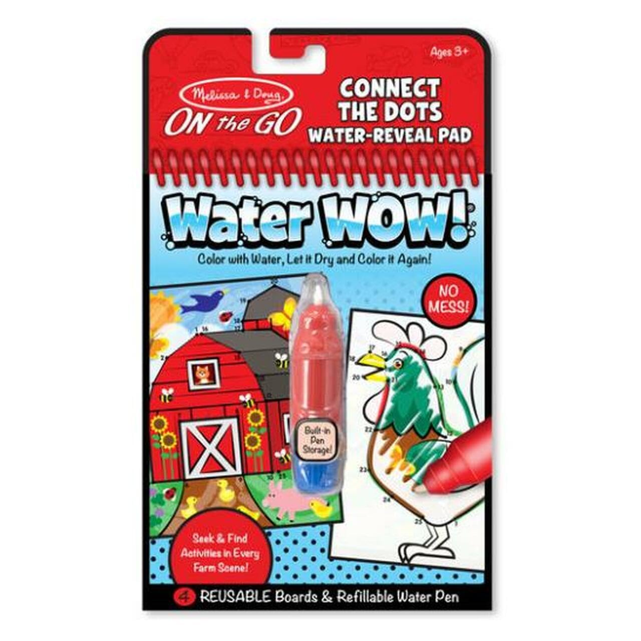 Melissa & Doug Water Wow! - Farm Connect the Dots