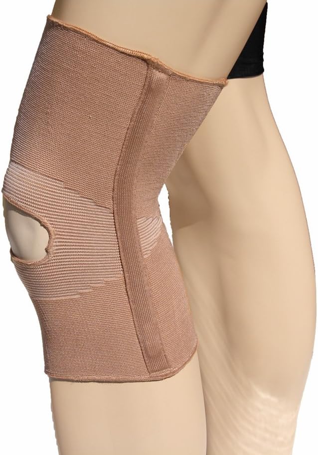 Alphabrace (XxLarge Beige) Spiral Stay Compression Support Knee Brace