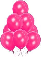 SHATCHI Fuchsia Pink Balloons 25 Pack 12 Inch Thick Latex Biodegradable