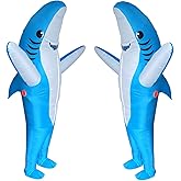 Poptrend Adults Inflatable Halloween Costumes Blow Up Shark Costume for Halloween, Birthday Gift Cos Play Party