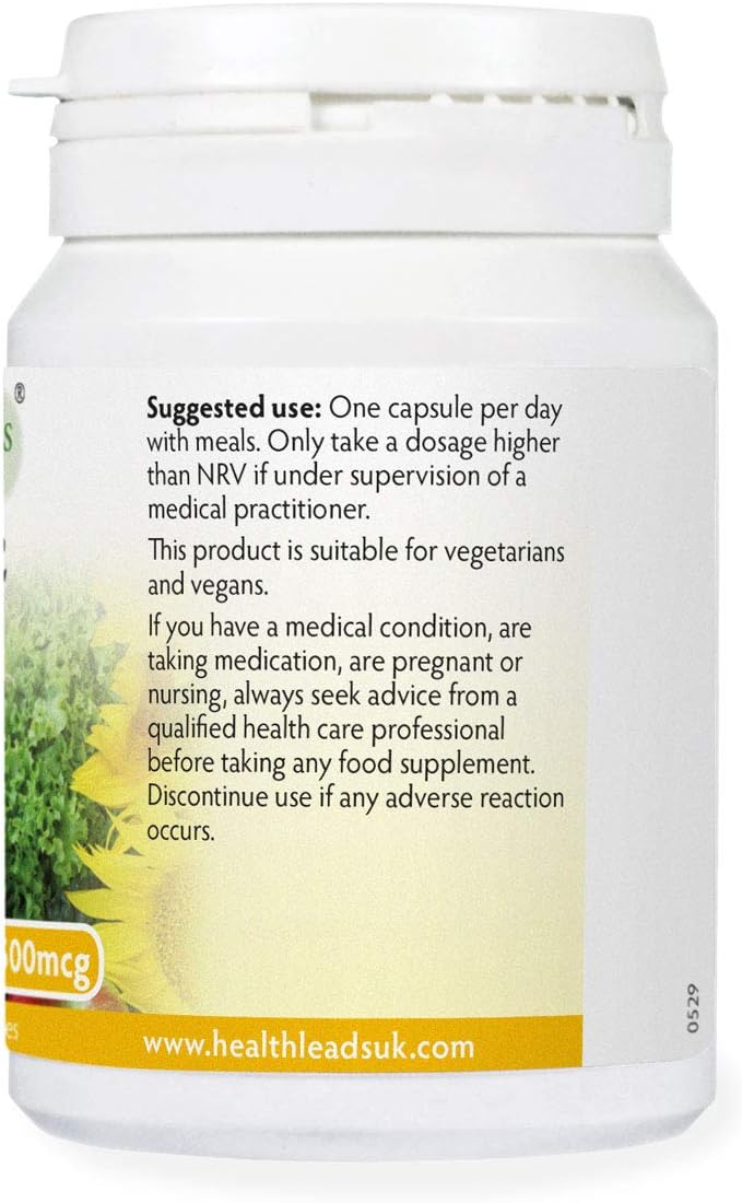 Vitamin B12 Methylcobalamin 500mcg 180 Capsules, Magnesium Stearate Free & No Nasties - Image 4