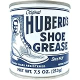 Huberd’s Shoe Grease, 7.5oz: Waterproofs, Softens, Conditions Leather. Protects Shoes, Boots, Sporting Goods, Saddle & Tack. 