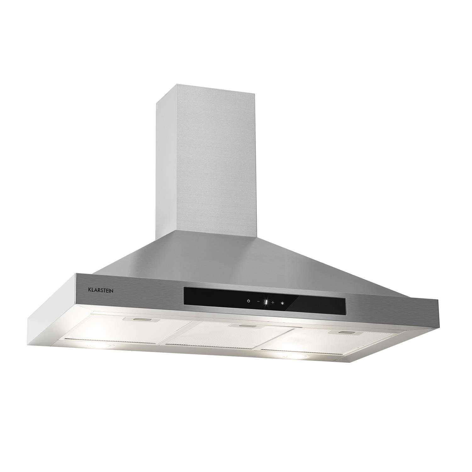 Klarstein-Zelda-90-Campana-de-extraccion-Campana-extractora-de-pared-90-cm-de-ancho-Circulacion-de-aire-Succion-de Klarstein-Zelda-90-Campana-de-extraccion-Campana-extractora-de-pared-90-cm-de-ancho-Circulacion-de-aire-Succion-de