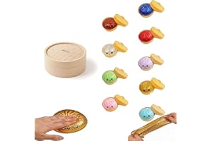 Glitter Dumpling Squishy Mystery Box 1Pack - 4-Inch TPR Fidget Toy, Anxiety Relief Slow Rise Squishy, Couple Group Unboxing S