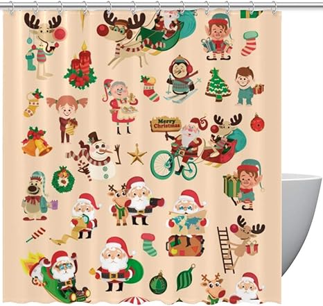 Collection of Christmas Home Textile Badezimmerdekoration mit Haken