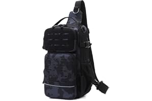 Fishing Backpack,Small Tackle Sling Storage Bag 9L Mini Tactical Shoulder Backpacks Fly Fishing Chest Pack Tool Bags