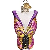Old World Christmas Bright Butterfly Glass Blown Ornament for Christmas Tree