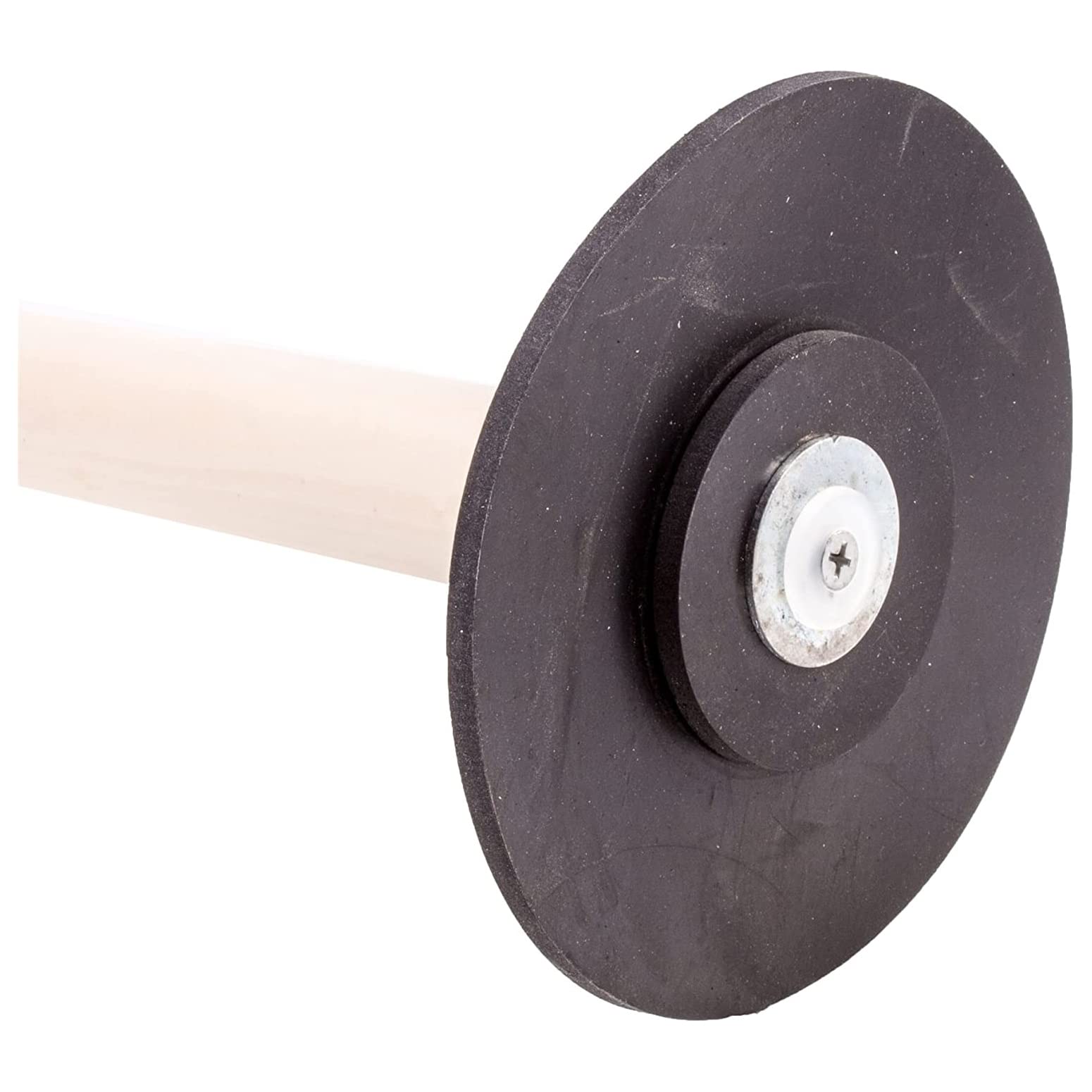 SISI UK Long Buffalo Cooper Rubber Toilet Plunger Drain Sink Plunger Toilet Pump Unblocker Black Buffalo Cooper Rubber with Wooden Handle Ideal for Clearing Blockages in Toilets.