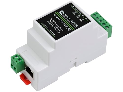 waveshare Ethernet Industrial Serial Server RS485 to RJ45 Ethernet ...