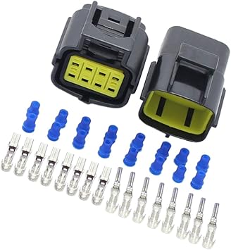 8 Pines Con Terminales Manera Clavija Conector Resistente Al Agua Para Coche Amazon Es Coche Y Moto