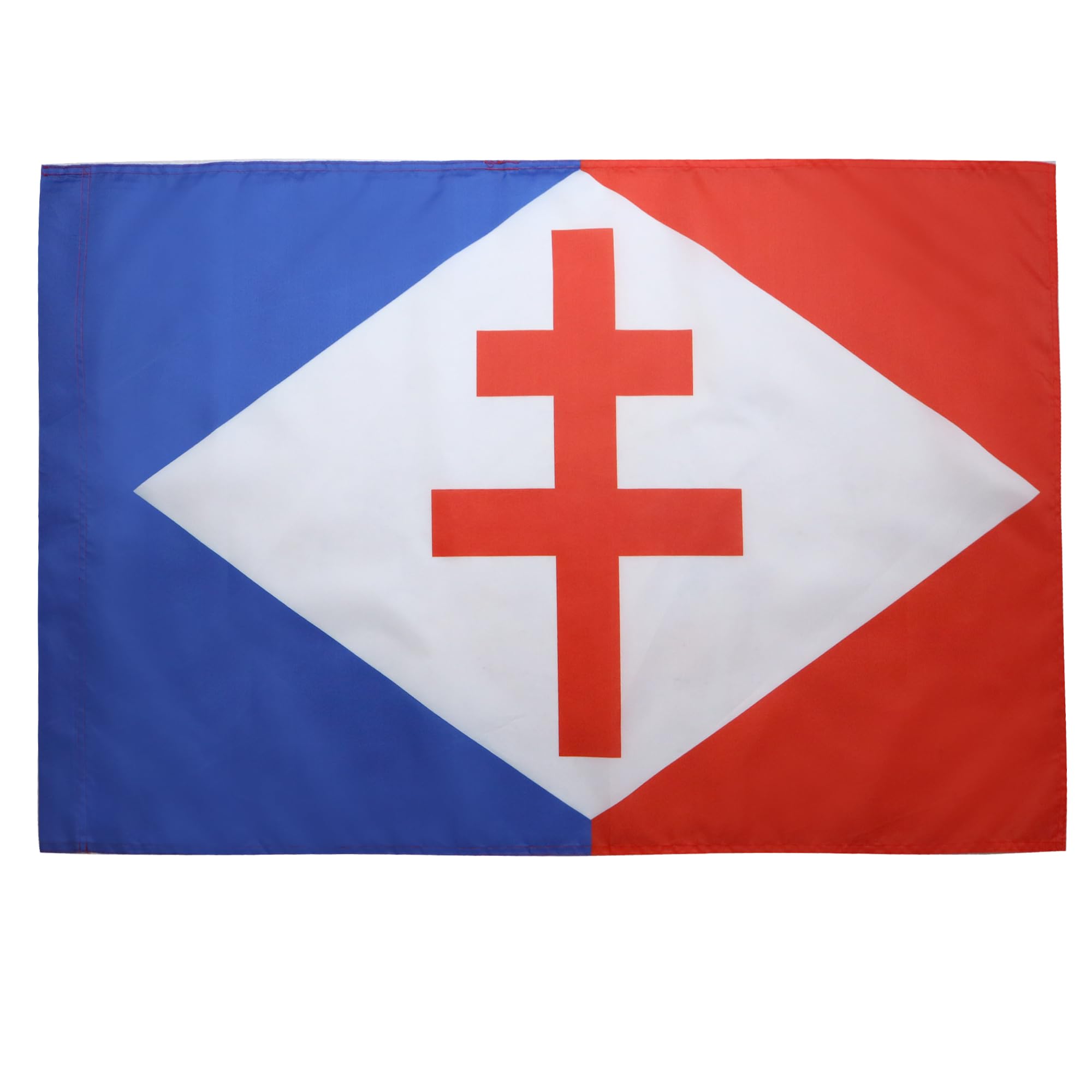 AZ FLAG - Free French Naval Forces Flag - 2x3 Ft - Forces of France Banner with Sleeve - 100% Polyester - Fade Resistant - Vivid Colors - 2' x 3' Feet - 90x60 Cm