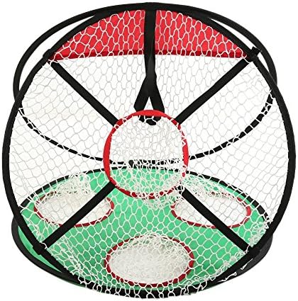 KIEBR Golf Multipurpose Goal Practice Net Training Two Side Hitting Net In/Outdoor, 25 inch