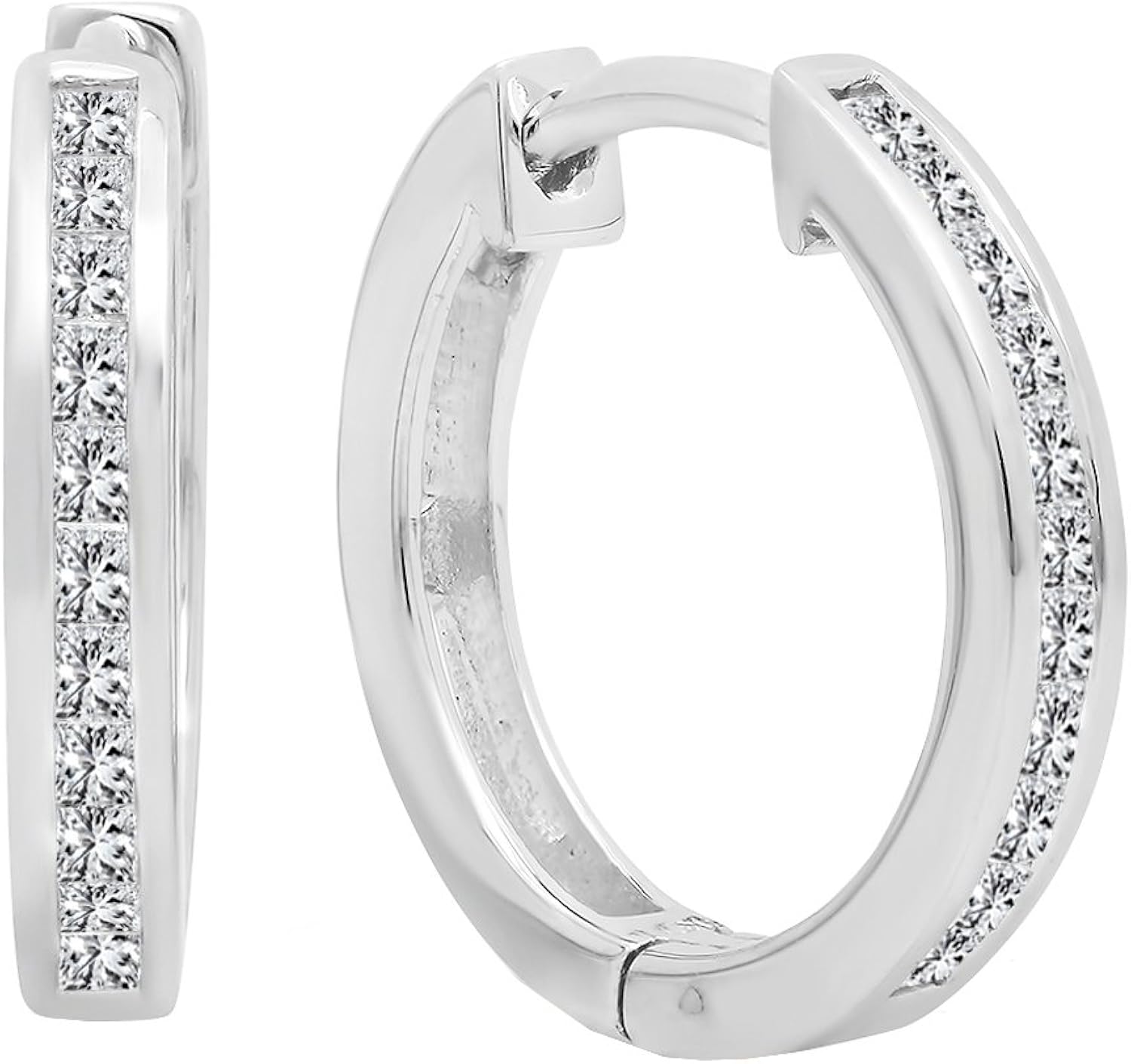 DazzlingRock Collection 10 carats Or blanc Rond I-J Diamant blanc