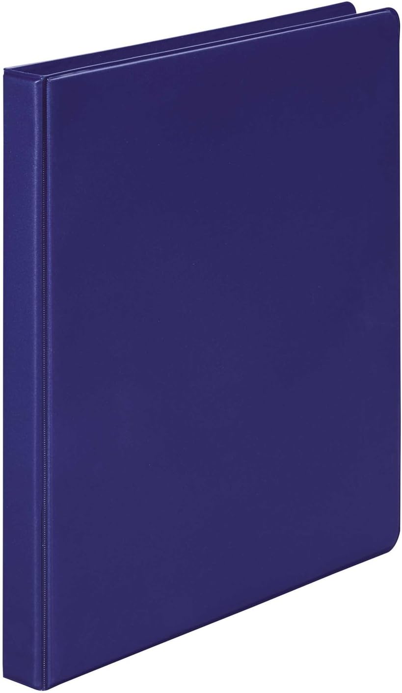 Wilson Jones Round Ring Binder, 368, Basic, 1/2 Inch, Red (W368-13NR) : Office Products