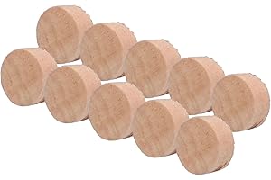 Eujgoov 10Pcs Trombone Water Key, Cork Material 10mm Spit Valve Cork Pad Specially Designed for Trombone