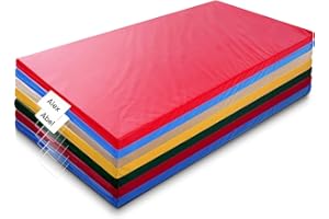 Geetery 7 Pieces Kids Rest Mat Unassembled Portable Preschool Rest Nap Mats with Name Tag Holder for Toddler Daycare Kids Stu