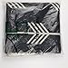 AS Polyester Nordic Style Cotton Linen Pillow Cover Cushion Cover PiIlowcase 18 x18 Inches ,Deer,Elephant,Geometric,Arrow,Black and White
