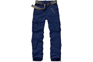 Alfiudad Womens Cargo Pants with Pockets, Women's Casual Military Army Hiking Combat Tactical Work Pants Trousers