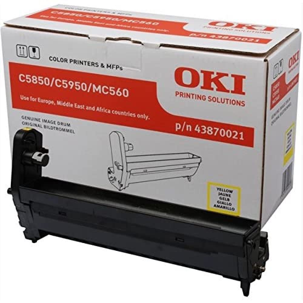 OKI C5850 Image Drum 20000 Pages - Yellow