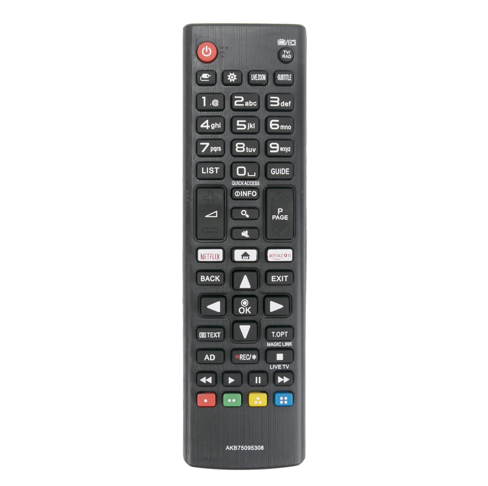 AULCMEET AKB75095308 sub AKB75375608 Replacement Remote Control Compatible with LG 4K OLED Smart TV 49UJ6309 60UJ6309 65UJ6309 43LJ614V 43UJ6307 55UJ6307 60UJ6307 43UJ630V 49UJ630V 55UJ630V 49UJ635V