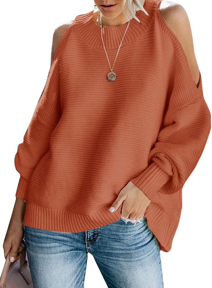 oversized cold shoulder top