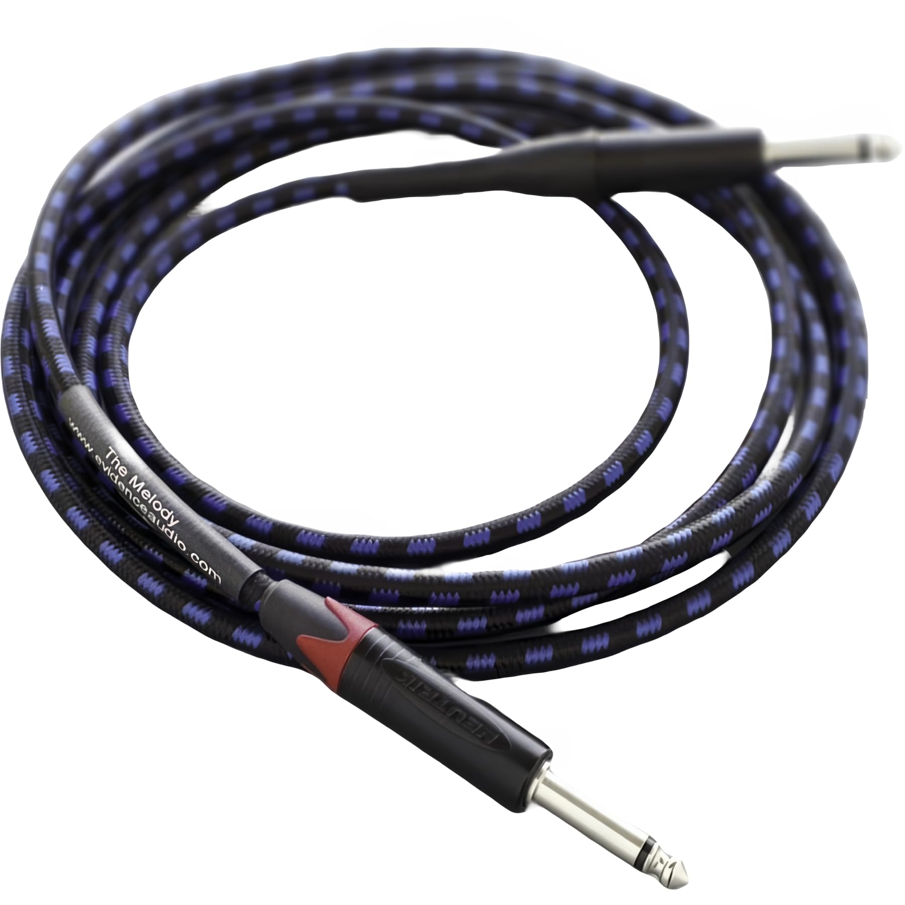 Evidence Audio 15ft/4.5m Melody Cable with Straight to Straight 1/4 inch Phone Plugs