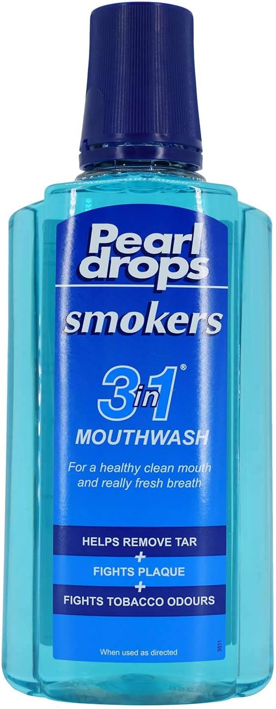 Pearl drops smokers fresh mint mouthwash 400ml Amazon.co.uk Health & Personal Care