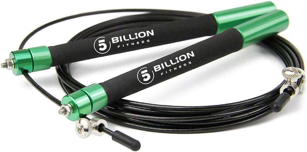 5BILLION Cuerda para Saltar de Velocidad-Aluminio-Ajustable con ...