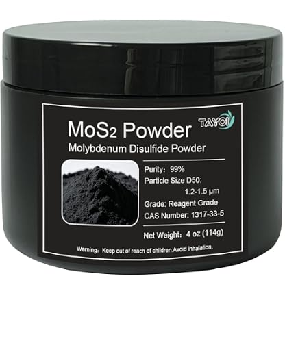 MicroLubrol Molybdenum Disulfide Moly MoS2 Powder Super Fine 1-2