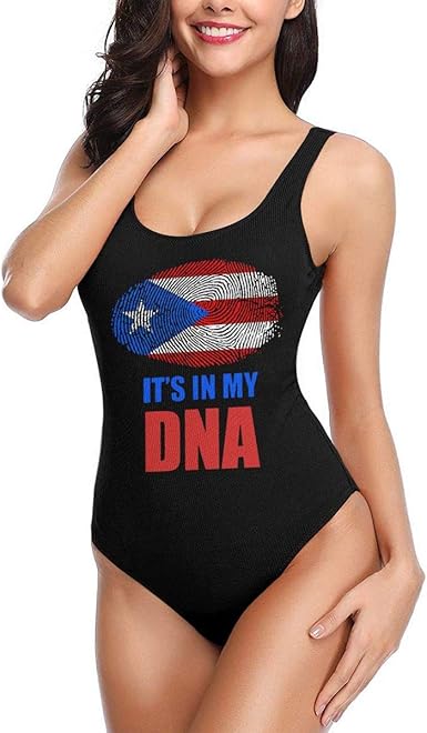 Puerto Rico Flag It S In My Dna Women S Swimsuit One Piece
