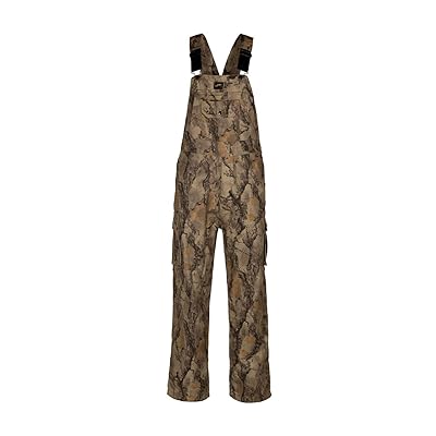 Natural Gear Uninsulated Camouflage Bib Overall for Men, Non-Insulated, Cotton Poly Blend Hunting Coveralls for Warm Weather
