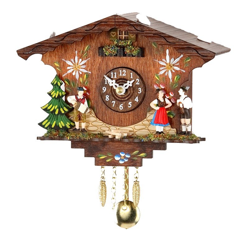 Trenkle Kuckulino Black Forest Clock with quartz movement and cuckoo chime TU 2046 PQ