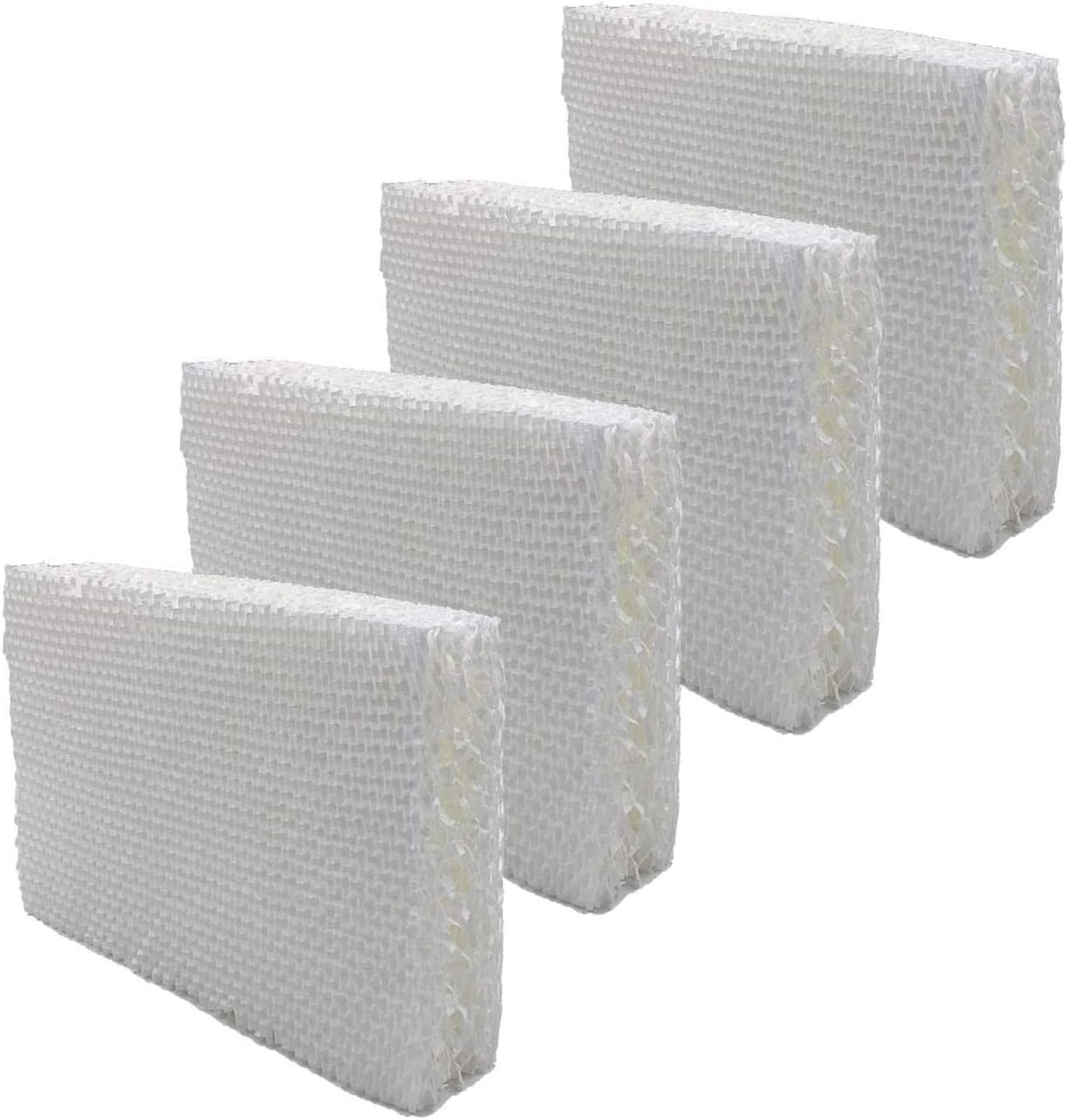 PUREBURG 4-Pack Replacement Humidifier Wick Filters Compatible with Vornado MD1-0002 Fits MD10002 MD10001 MD1-0001 EVAP1 EVAP3 Model 30/40 / 50 HU1-0021 Holmes HM250 HM405 HM406 HM725 humidifiers -