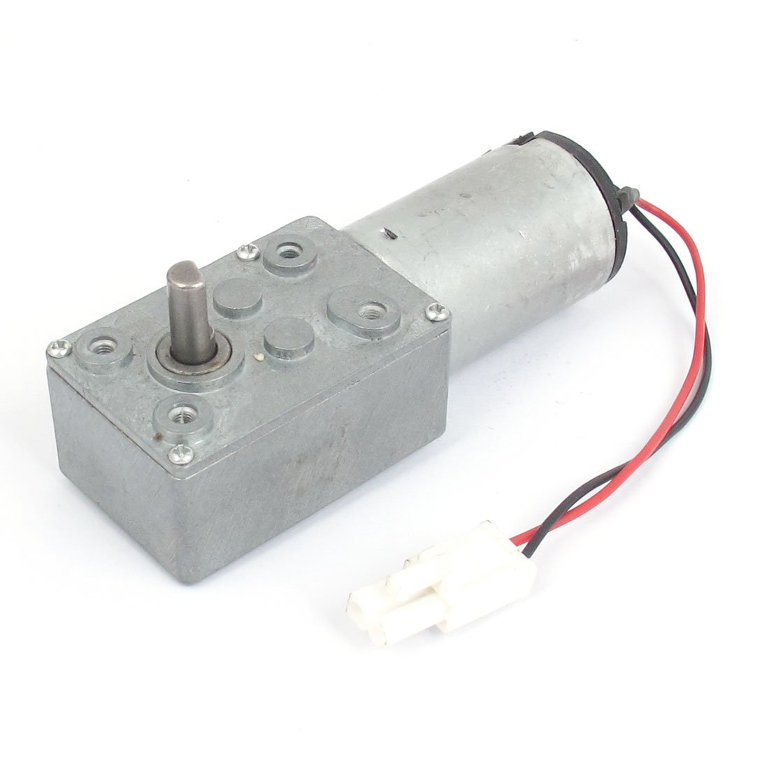 Sourcingmap DC 12V 10RPM 6mm Shaft High Torque Worm Gear Box Reduction Motor