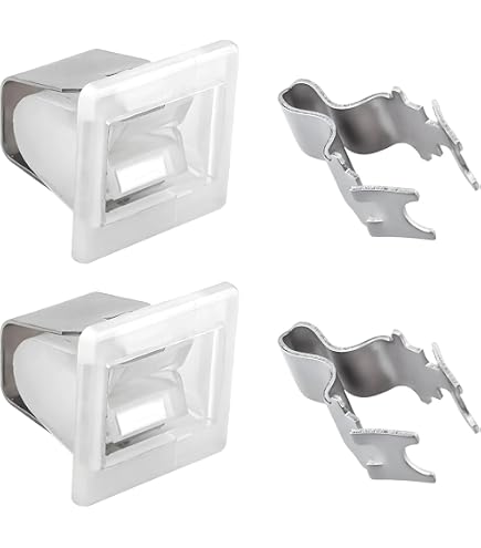 Repairwares Universal Appliance Door Latch Kit – 2-Pack Metal Strike & Catch, Replaces 279570, 279570M, 8001593, WE1X1192, 5366021400, 4027EL2001A & More