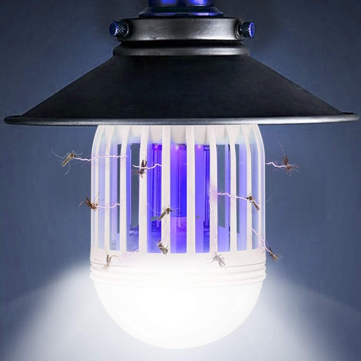 Amazon Bug Zapper Light Bulb, 2 in 1 Mosquito Killer Lamp LED UV Lamp