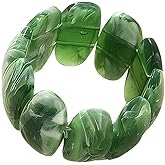 Pingyongchang Chunky Multicolor Acrylic Bangle for Women Wide Irregular Large Square Resin Bracelet Geometric Plastic Wristbands Cuff Bangle for Women Holiday Gifts Jewelry