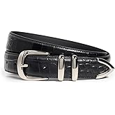 Favorite Daughter Women's The Jordan Croc Embossed Belt