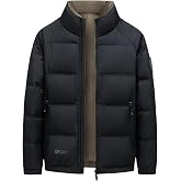 LAITIMIA Men's Winter Stand Collar Down Jacket, Lightweight Puffer Stylish Coat