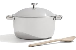 Our Place Titanium Perfect Pot Pro - 6.4L No-Coating Nonstick Stock Pot | Tri-Ply Titanium & Stainless Steel | Oven-Safe up t