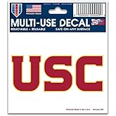 Wincraft NCAA USC Trojans 3x4 Multi Use Decal, Team Colors, One Size