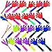 Resinta 24 Pieces Hand Clappers Plastic Noisemaker Noise Makers with Drawstring Bag for Fiesta Party Birthday Favors, 7.5 Inch