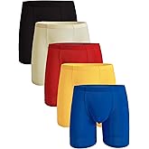 WINDAY Men's Boxer Briefs Breathable Ice Silk Sports-Inspired Underwear