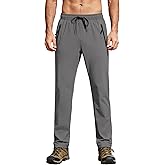 Hiking Pants for Men Quick Dry Water Resistant Sweatpants Elastic Waist UPF 50+ Cargo Causal Travel Work Lightweight Running