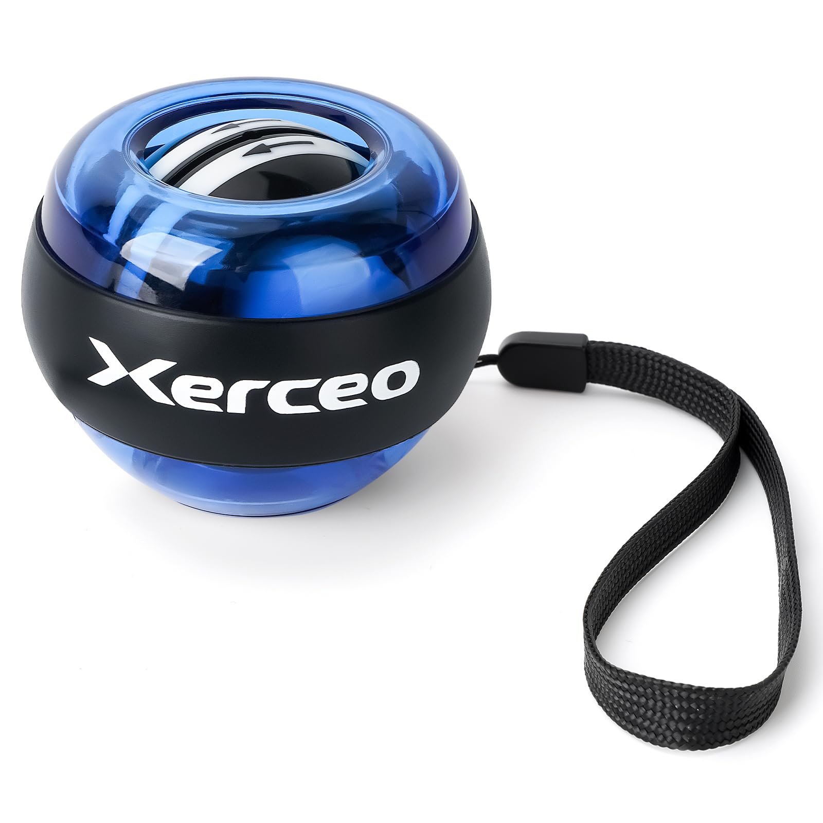 Photo 1 of Xerceo Auto-Start Power Gyro Ball, with LED Light, for Wrist & Forearm Training (Dark Ocean)