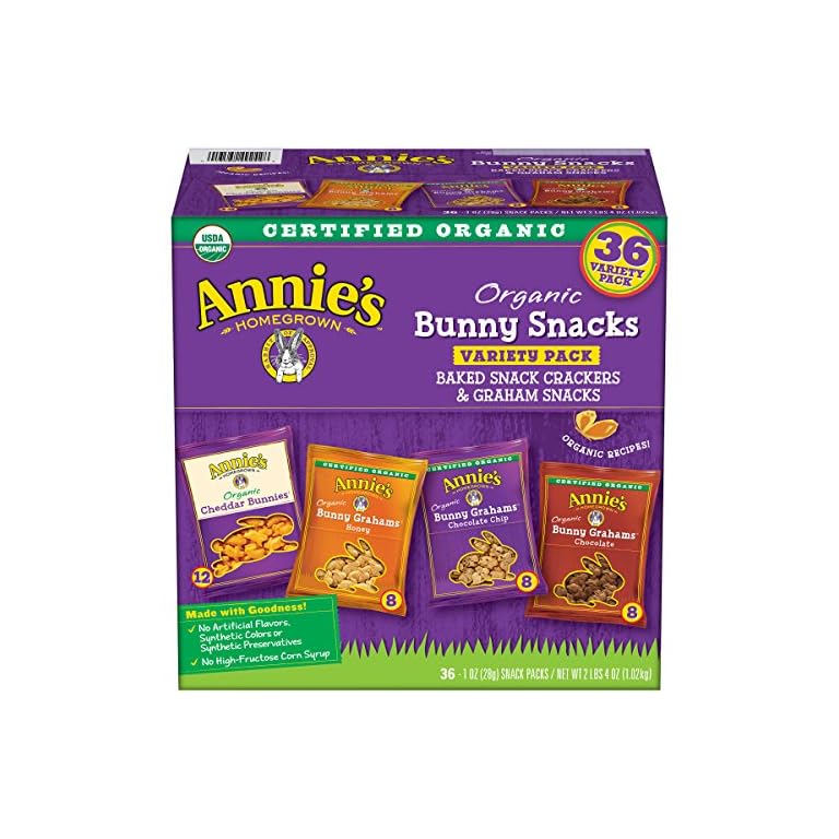 Annie’s Organic Variety Pack, Cheddar Bunnies and Bunny Graham Crackers