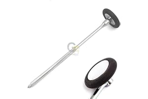 G. S BABINSKI NEUROLOGICAL Reflex Hammer with Built-in Brush for CUTANEOUS and Superficial RESPONSES - Black Best Quality