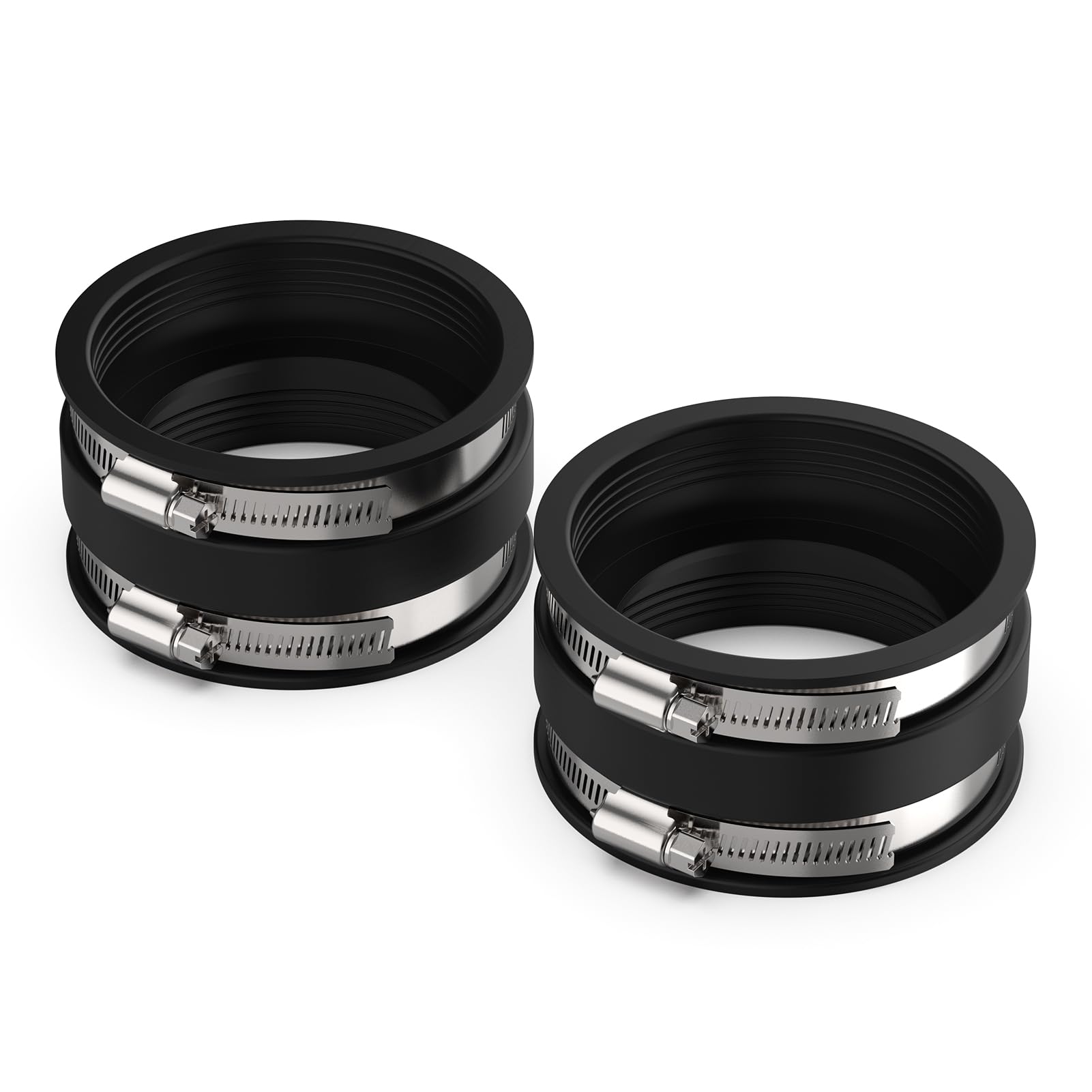 Photo 1 of 1 Pcs F02-2103 Flexible Coupler 3'' FOR RV and Camper Drainage Systems BLACK For RV Sewer Hose Coupler for RV Sewer Adapter to 3 inch