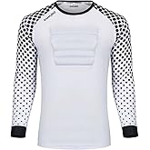 KAMAJSIO Soccer Goalie Jersey Youth - Elbow & Chest Padded Youth Soccer Goalie Jersey - Adult Football Goalkeeper Shirt