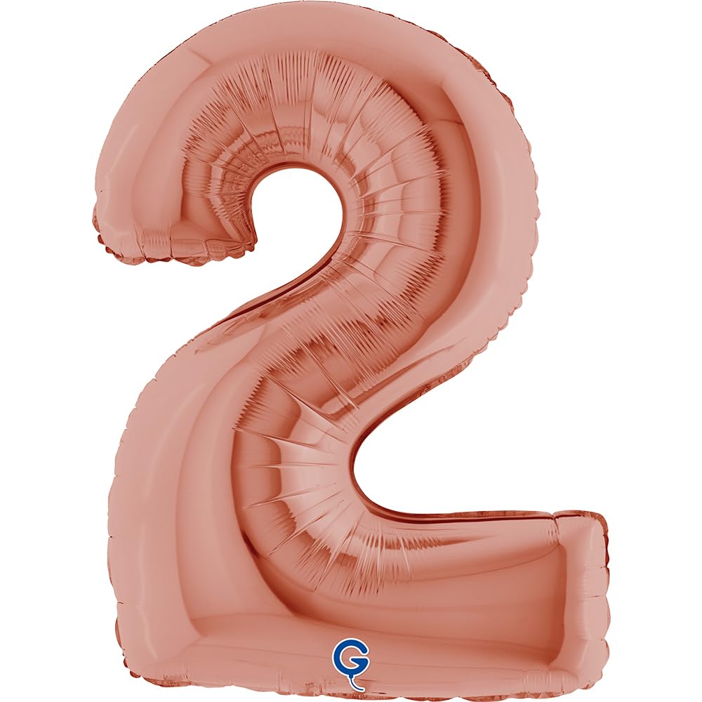 Grabo Number 2 Superloon Single Pack, Length- 40 Inch, Colour- Rose Gold
